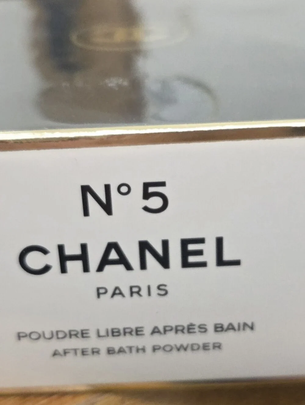 VINTAGE CHANEL NO. 5 AFTER BATH BODY DUSTING POWDER 5 OZ. FACTORY SEALED